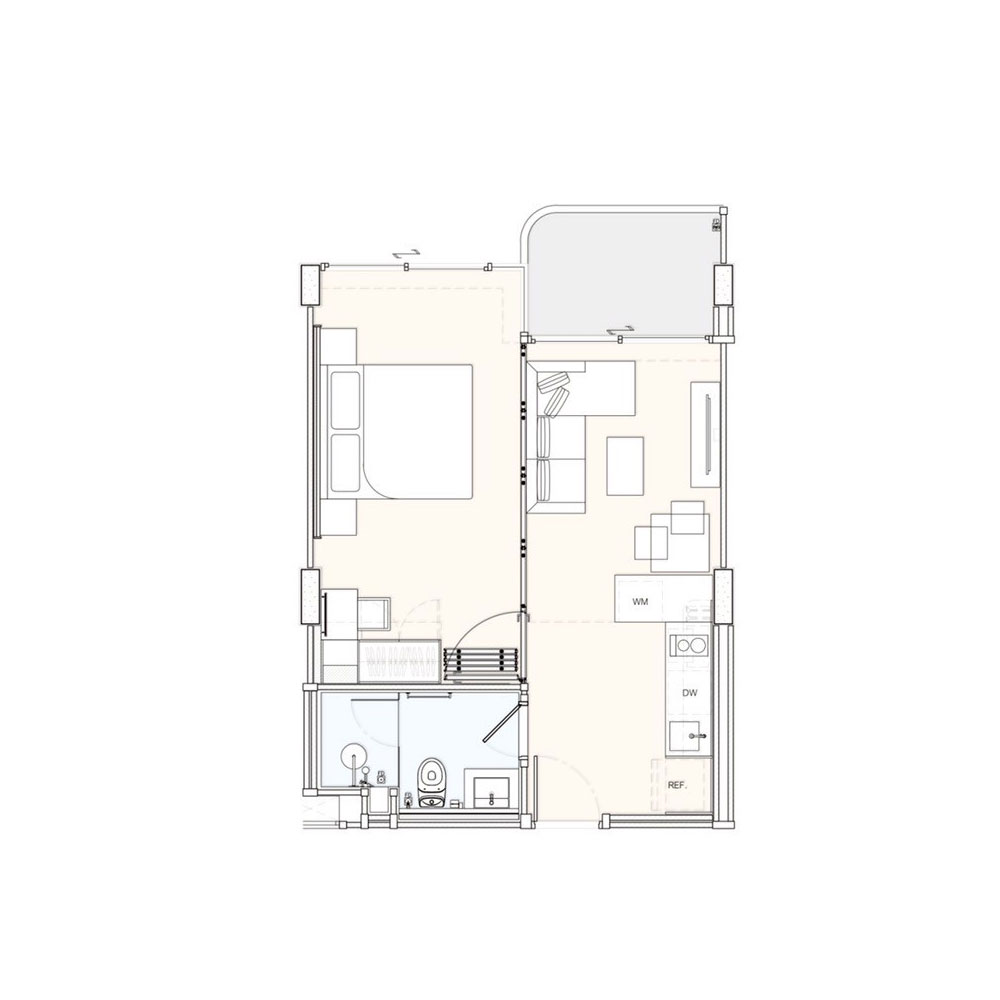 1-bedroom