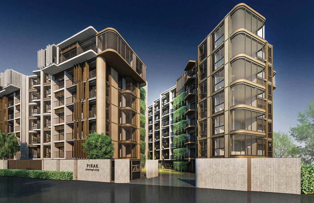 Pirak Condominium Cherngtalay — facades and common areas
